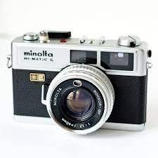 Image: Pinterest, Vintage 1970's Minolta Camera