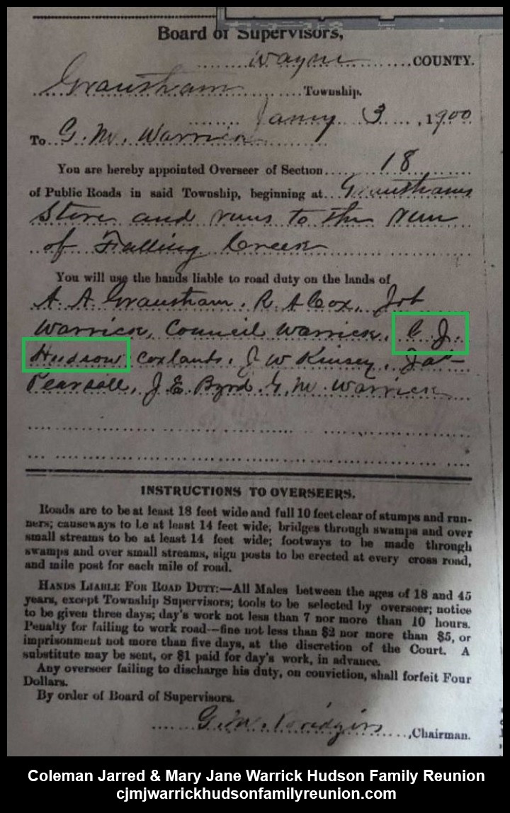 1900, 1-3 - CJ - Land in Grantham Reference (Excerpt)